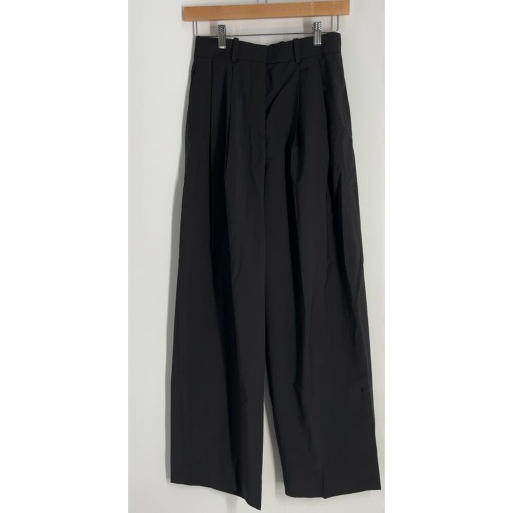 COS Wide Leg Pleated Trousers High Waisted